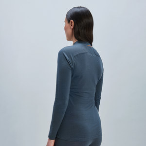 W'S LAYER MERINO MOCK NECK